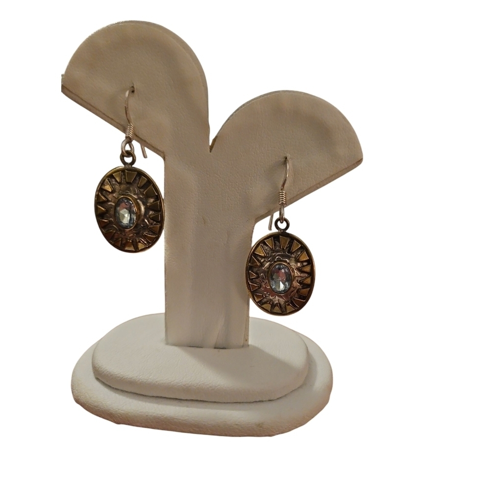 Gold/Silver Tone Dangle Earrings